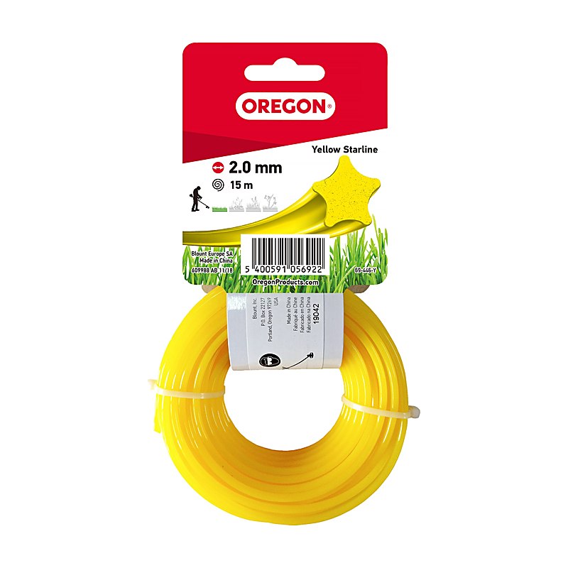 Oregon Nylonfaden Starline, 2,0 mm, 15 m