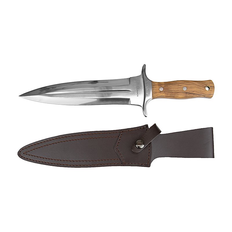 Guerreroknives Saufänger Olivenholz