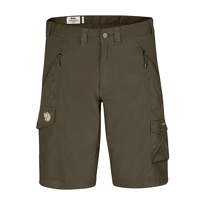 Fjällräven Shorts Abisko, dark olive, Größe 46