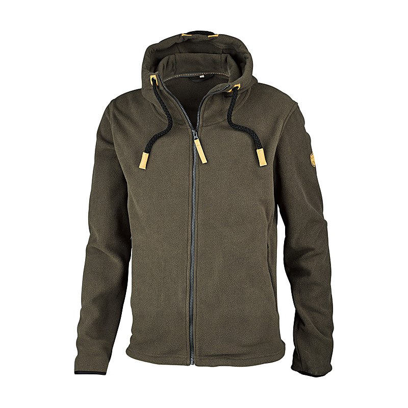 Hubertus Herren-Fleecejacke, oliv-braun, Größe 3XL