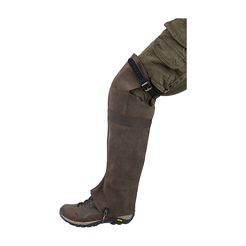Meindl Overknee-Ledergamaschen, Reißverschlusslänge 40 cm