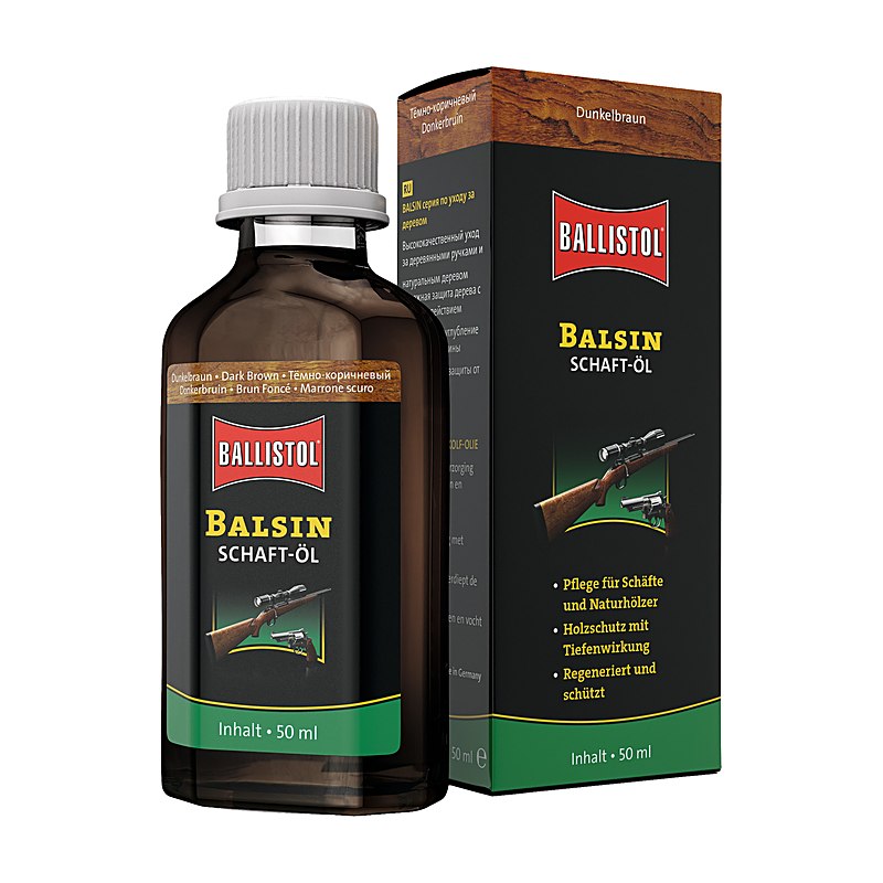 Ballistol Balsin Schaft-Öl, dunkelbraun