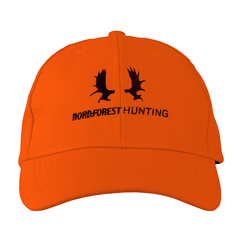 Nordforest Hunting Cap mit Klettverschluss, signalorange, Größe one size