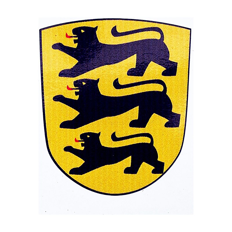 Aufkleber Landessymbole, Baden-Württemberg