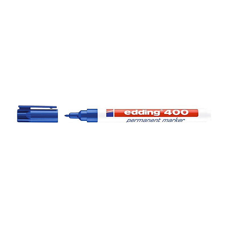 Edding Permanentmarker 400, blau