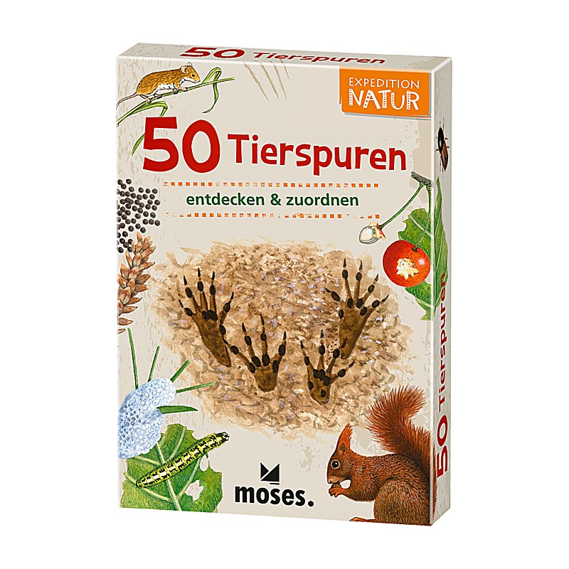 Moses Kartenspiel 50 Tierspuren