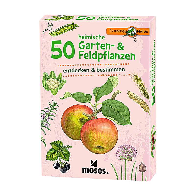 Moses Kartenspiel 50 heimische Garten- & Feldpflanzen