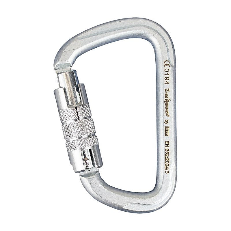 Tree Runner Karabiner HMS-Trilock, Stahl – EN 362