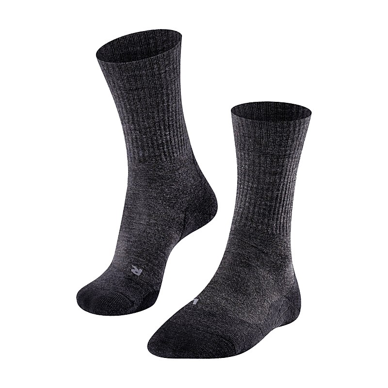 Falke Socken TK2 Explore Wool Men, smog, Größe 39/41