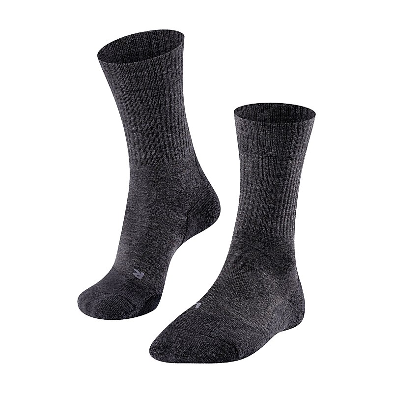 Falke Socken TK2 Explore Wool Women, smog, Größe 35/36