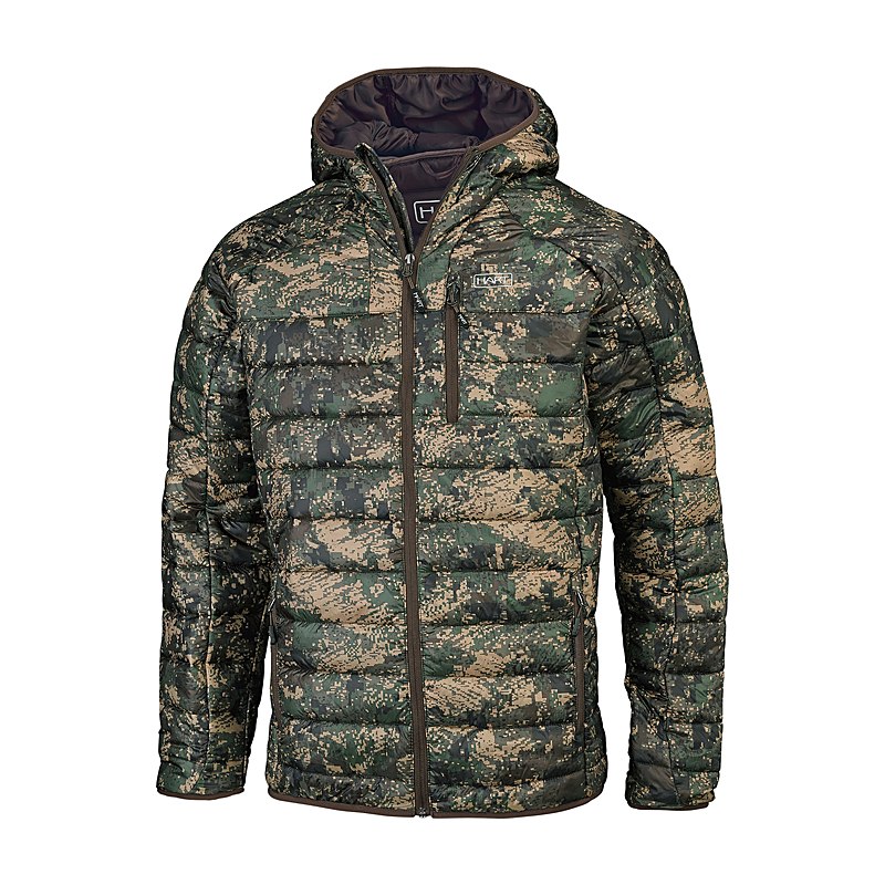 Hart Herren-Steppjacke Alpine-J, pixel forest, Größe 3XL
