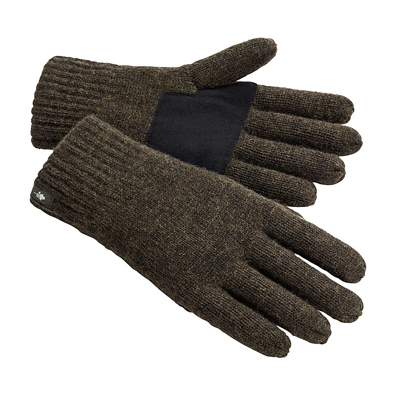 Pinewood Handschuhe Wool, mossgreen mel, Größe M/L