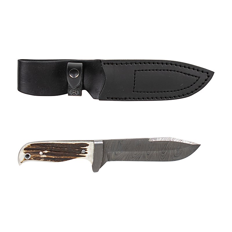 Nordforest Hunting Jagdmesser Damast