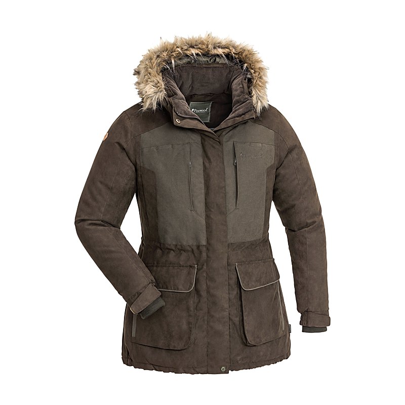 Pinewood Damen-Jagdjacke Abisko 2.0, suede brown, Größe L