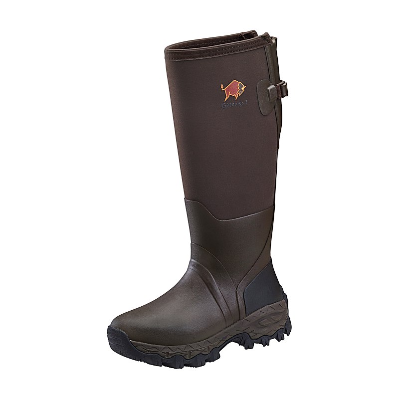 Gateway1 Damen-Wintergummistiefel Woodwalker Lady 17" 4 mm, dark brown, Größe 37