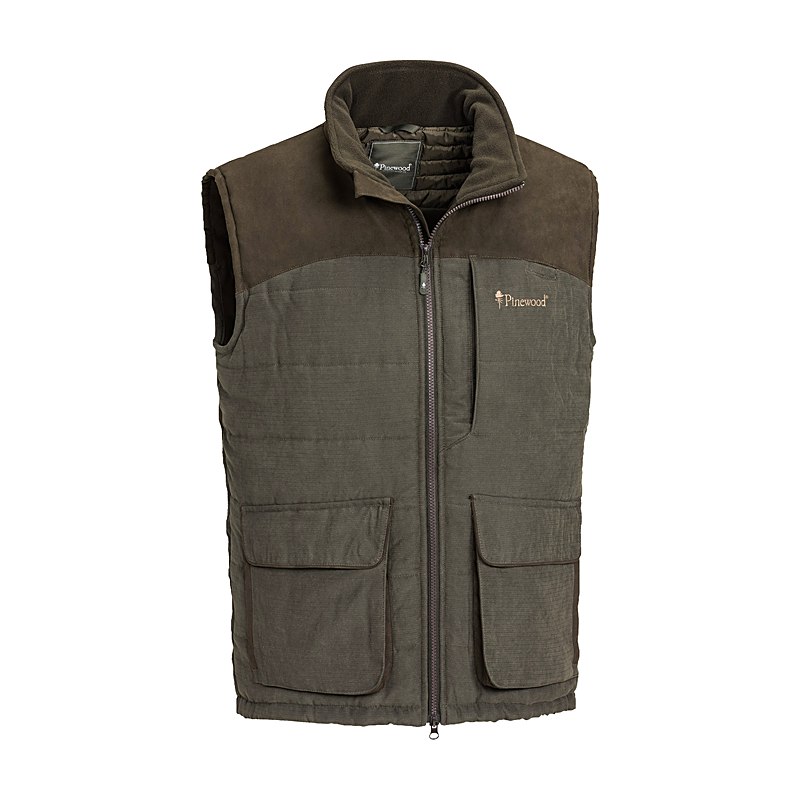 Pinewood Herren-Jagdweste Abisko, suede brown, Größe 3XL