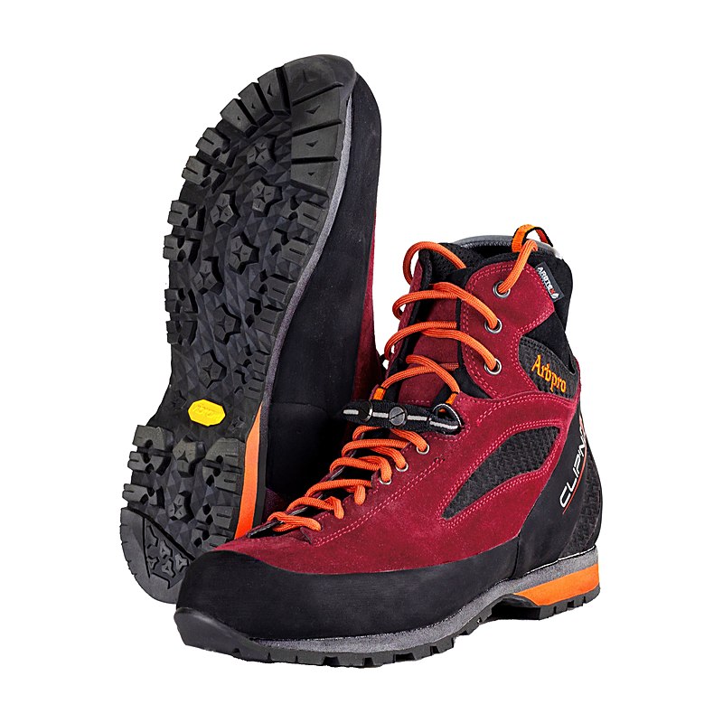 Arbpro Kletterschuhe Clip'n Step, rot, Größe 38