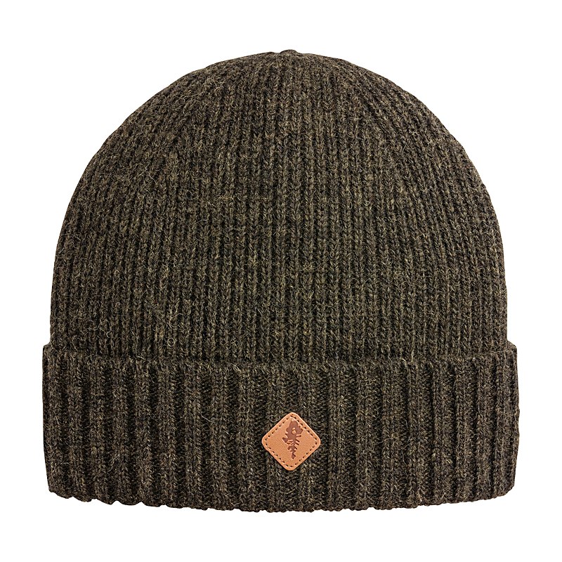 Pinewood Mütze Wool, mossgreen melange, Größe one size