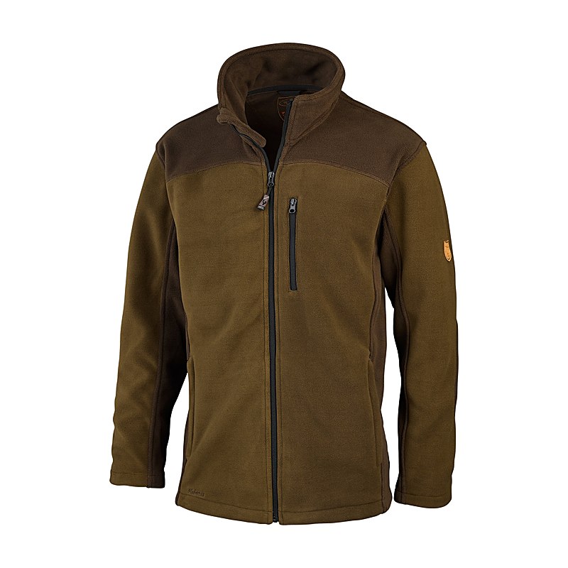 Hubertus Herren-Fleecejacke Eifel, oliv-braun, Größe 3XL