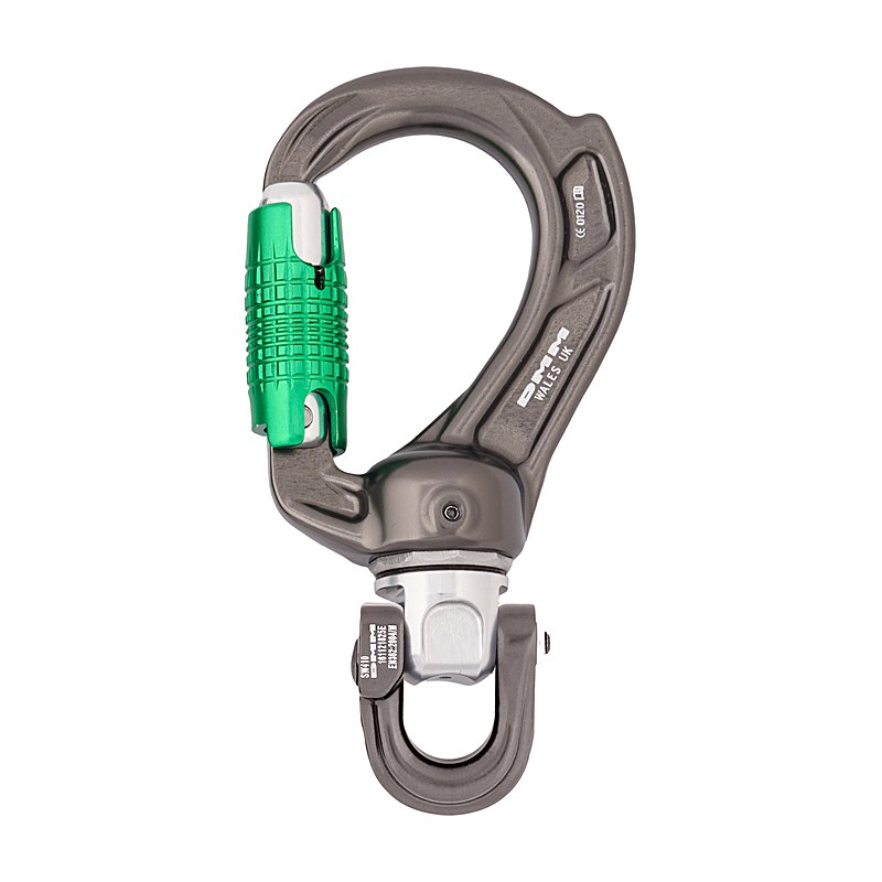 DMM Karabiner Swivel Eye Boss D Locksafe