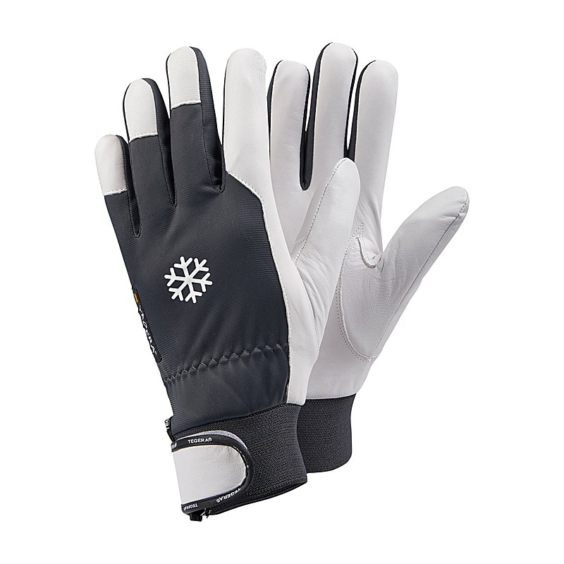 Tegera 117 Winter-Montagehandschuhe, grau, Größe 10