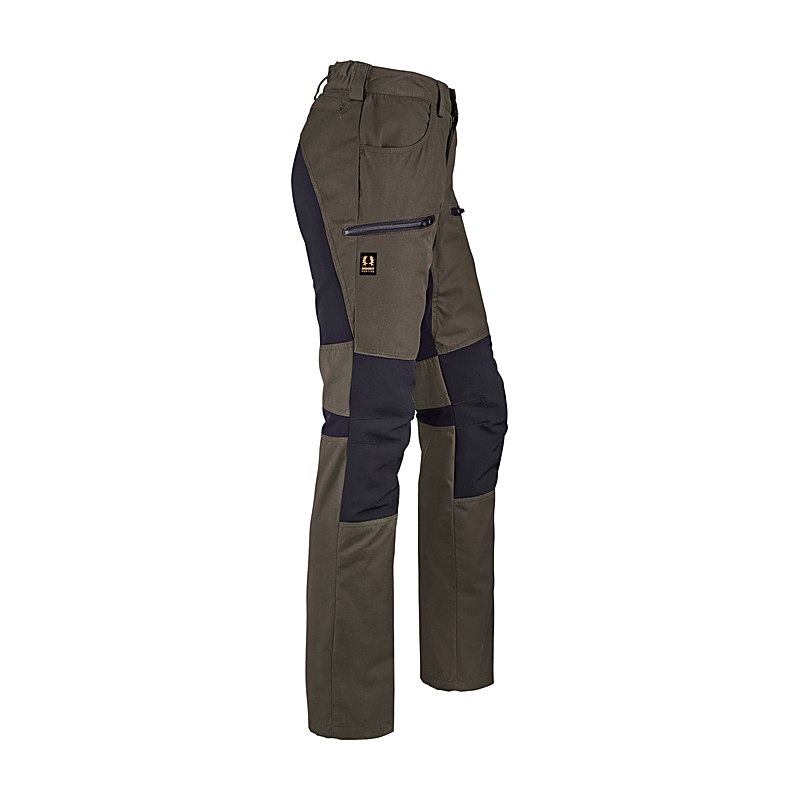 Nordforest Hunting Thermo-Jagdhose Stretch Trosa, oliv-schwarz, Größe 34