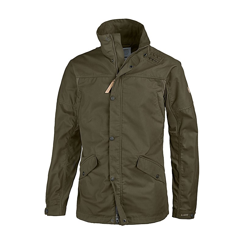 Fjällräven Herren-Jagdjacke Forest Hybrid, dark olive, Größe 3XL