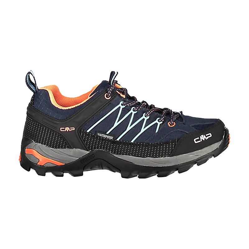 CMP Damen-Wanderschuhe Rigel Low WP, b.blue-giada-peach, Größe 40
