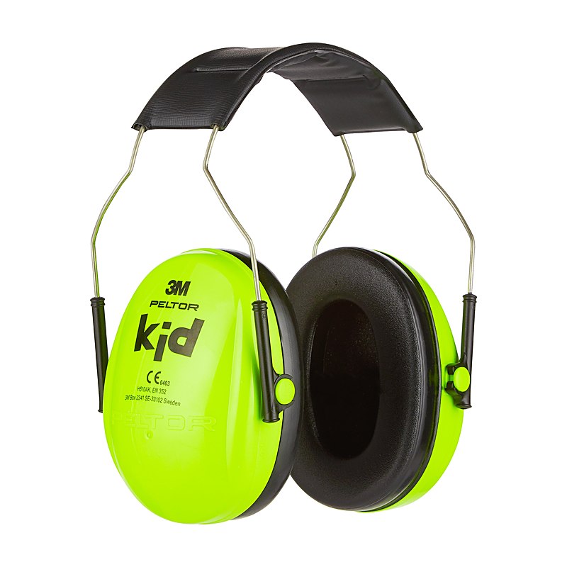 Gehörschutz Peltor Kid, neongrün