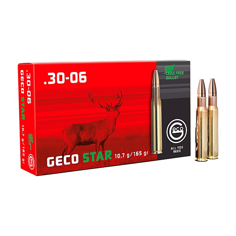 Geco Büchsenpatronen Star .30-06 Spr. 165 grains