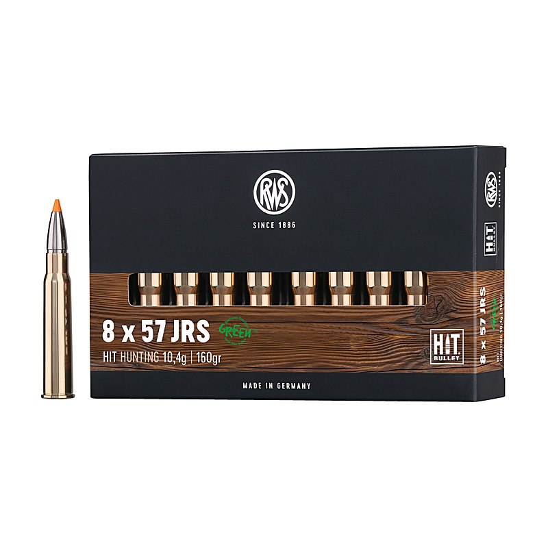 RWS Büchsenpatronen Hit 8x57 IRS. 160 grains