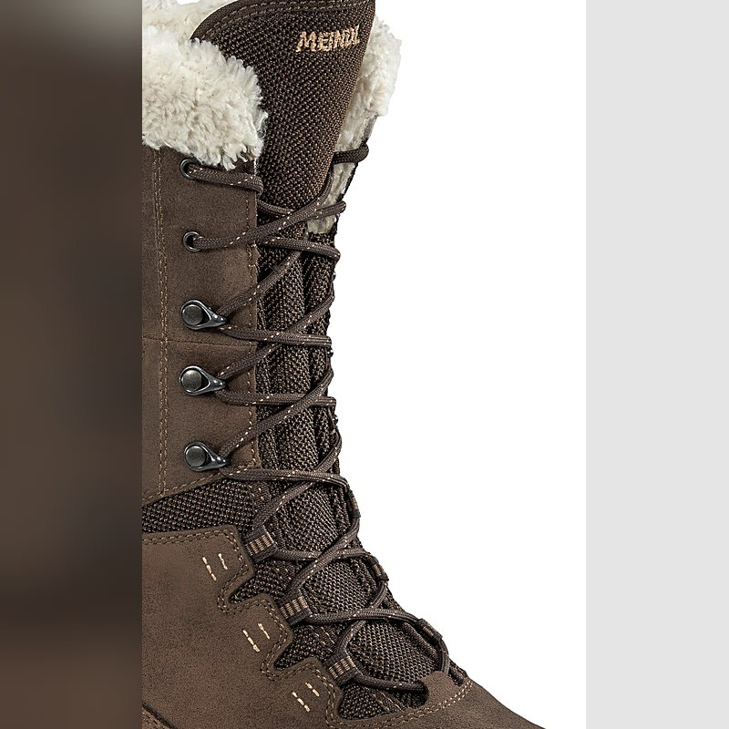 Schnürsenkel für Meindl Fontanella Lady II GTX, dunkelbraun-gemustert, Größe one size