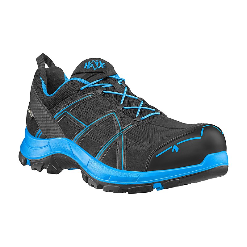 Haix Sicherheitsschuhe Black Eagle Safety 40.1 low, black-blue, Größe 10