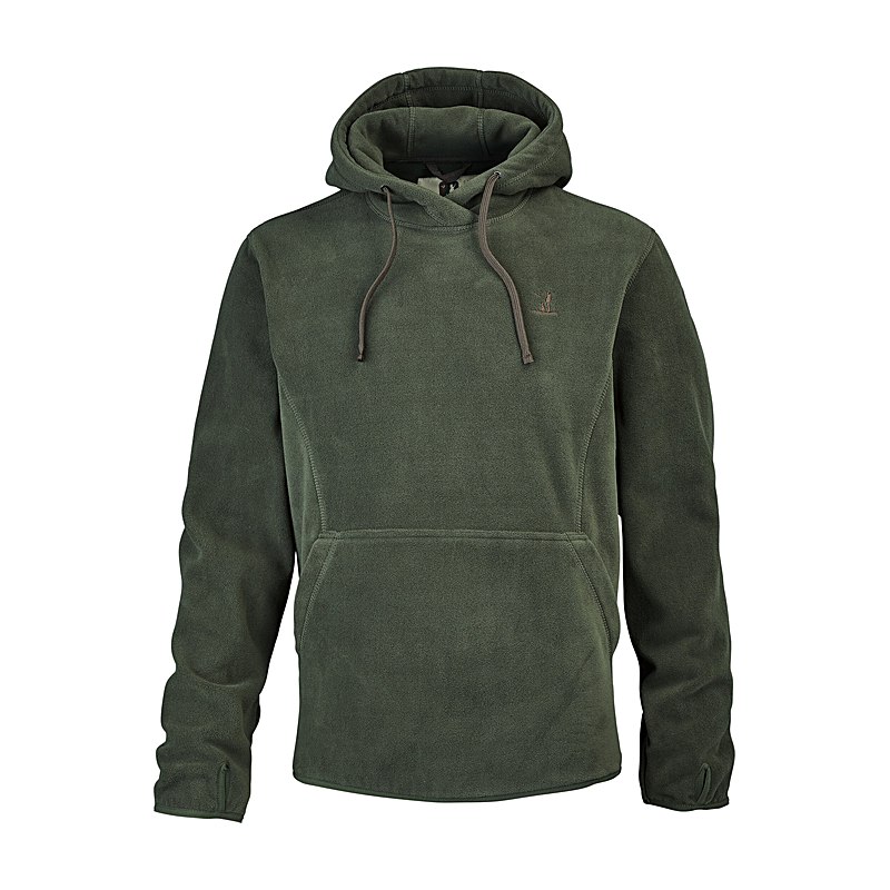 Percussion Herren-Fleecehoodie, grün, Größe 3XL