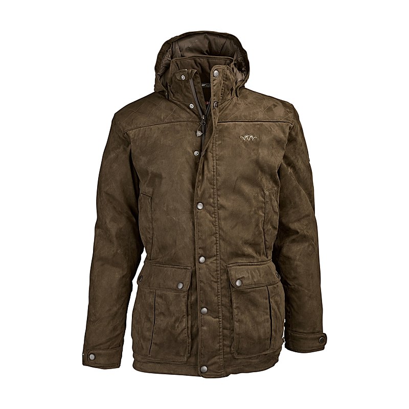 Blaser Herren-Winterjacke Suede Marlo, dunkelbraun, Größe 3XL
