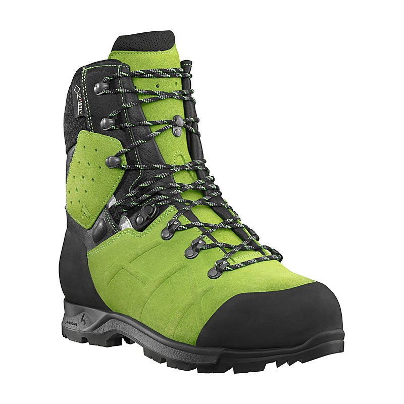Haix Schnittschutzstiefel Protector Ultra 2.0 GTX, lime-green, Größe 10