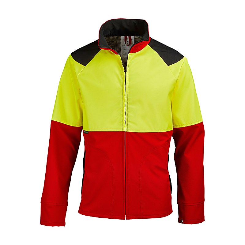 Profiforest Arbeitsjacke Flex, rot-neongelb, Größe L