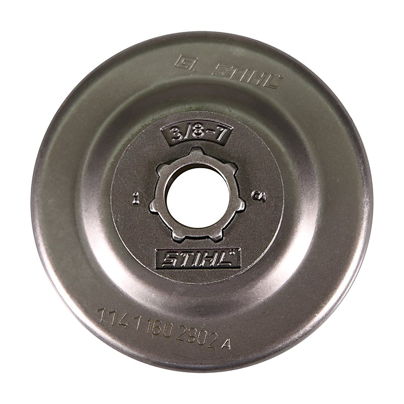 Stihl Ringkettenrad 3/8", 7 Zähne, Nabengröße Stihl klein