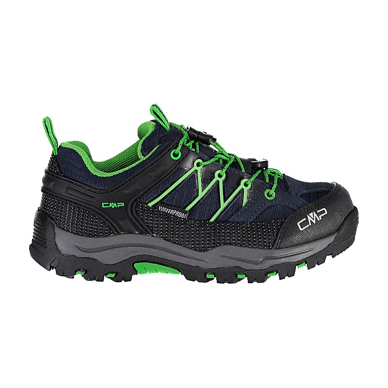 CMP Kinder-Wanderschuhe Kids Rigel Low WP, b.blue-gecko, Größe 28