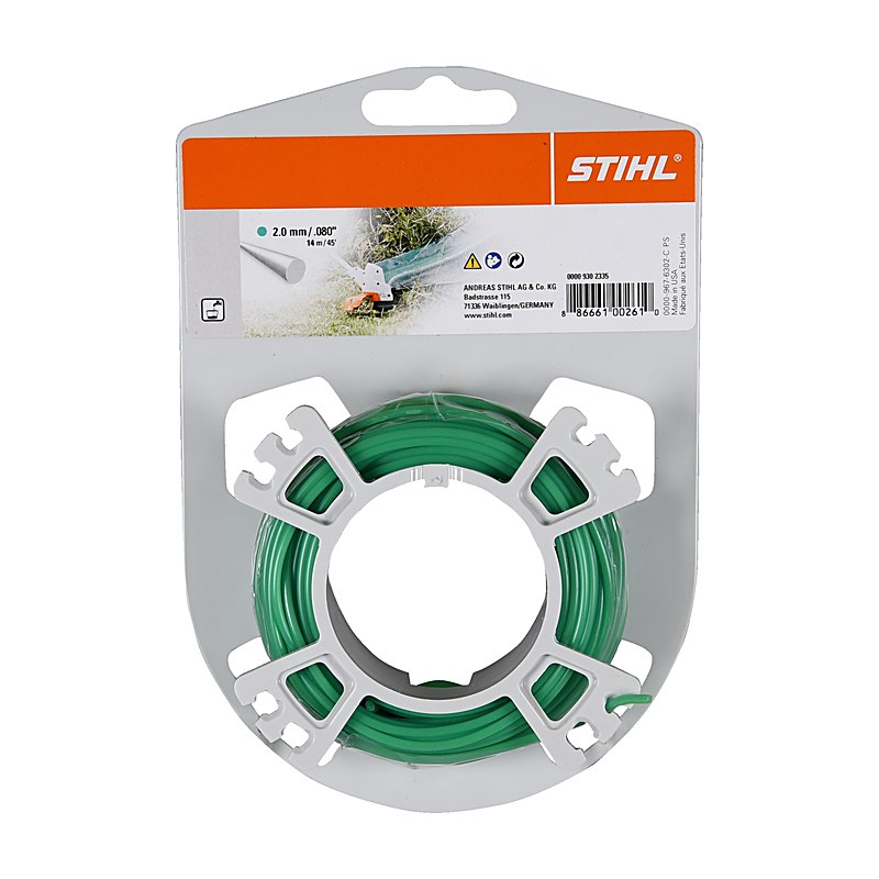 Stihl Mähfaden rund, hellgrün 2 mm, hellgrün, 14 m