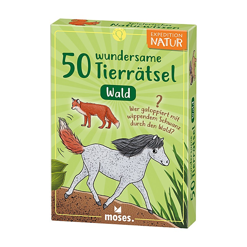 Moses 50 wundersame Tierrätsel Wald