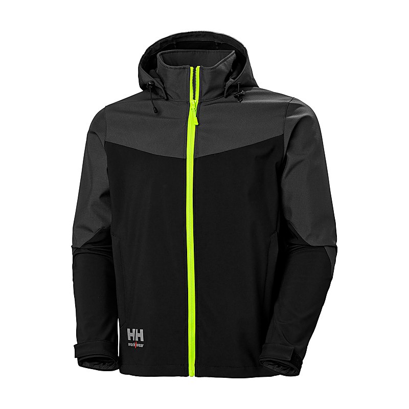 Helly Hansen Softshelljacke Oxford Hooded, black-ebony, Größe S