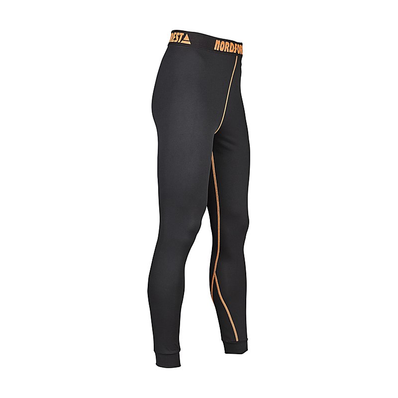 Nordforest Unterhose Active, schwarz-orange, Größe 3XL
