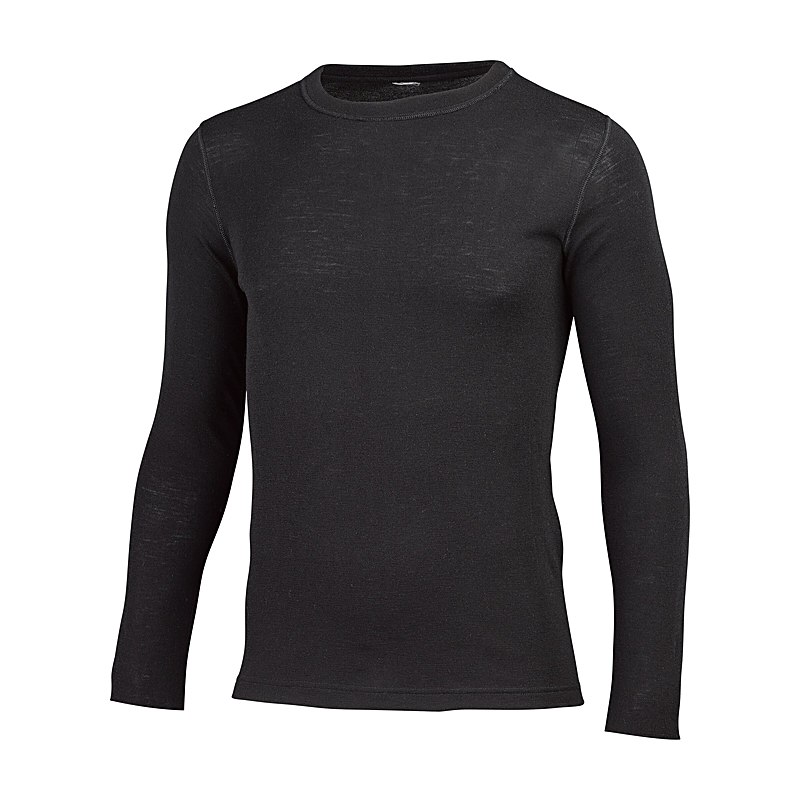 Nordforest Hunting Langarmshirt Merino, black, Größe L