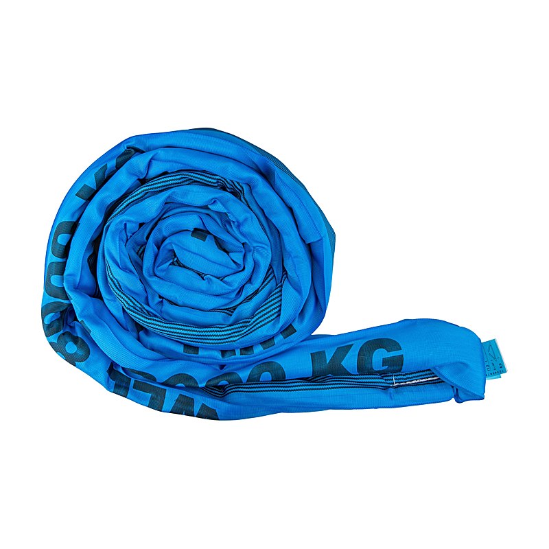 Polyester-Rundschlinge, 8 t, blau, 4 m, 2 m