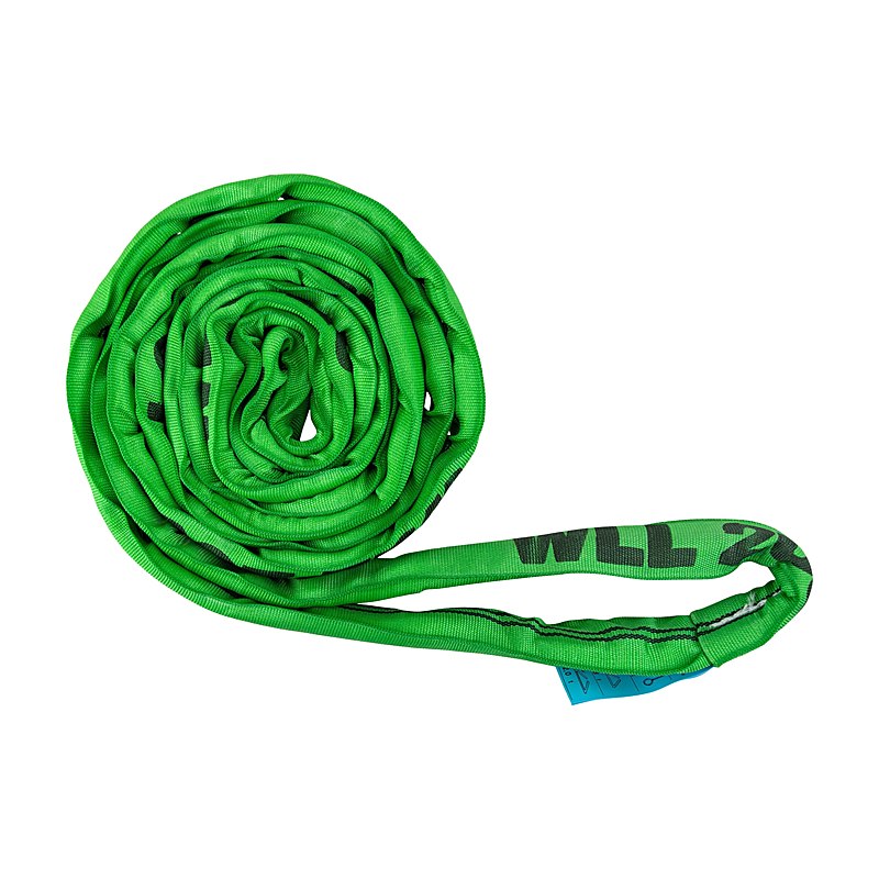Polyester-Rundschlinge zweilagig, 2 t, grün, 3 m, 1,5 m