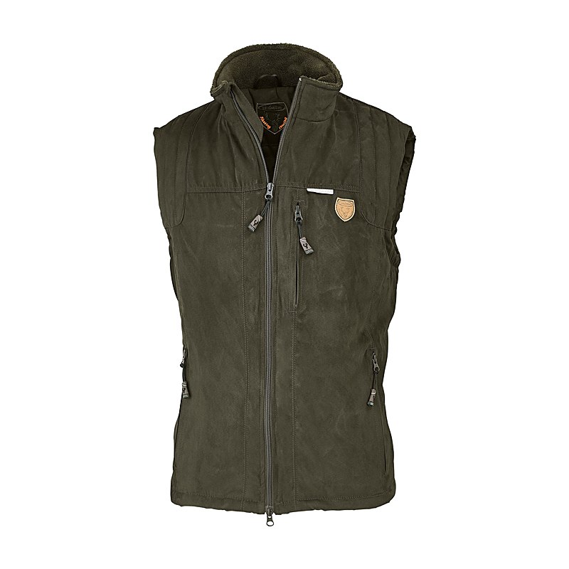 Hubertus Jagdweste Schwarzwald, oliv-braun, Größe 46