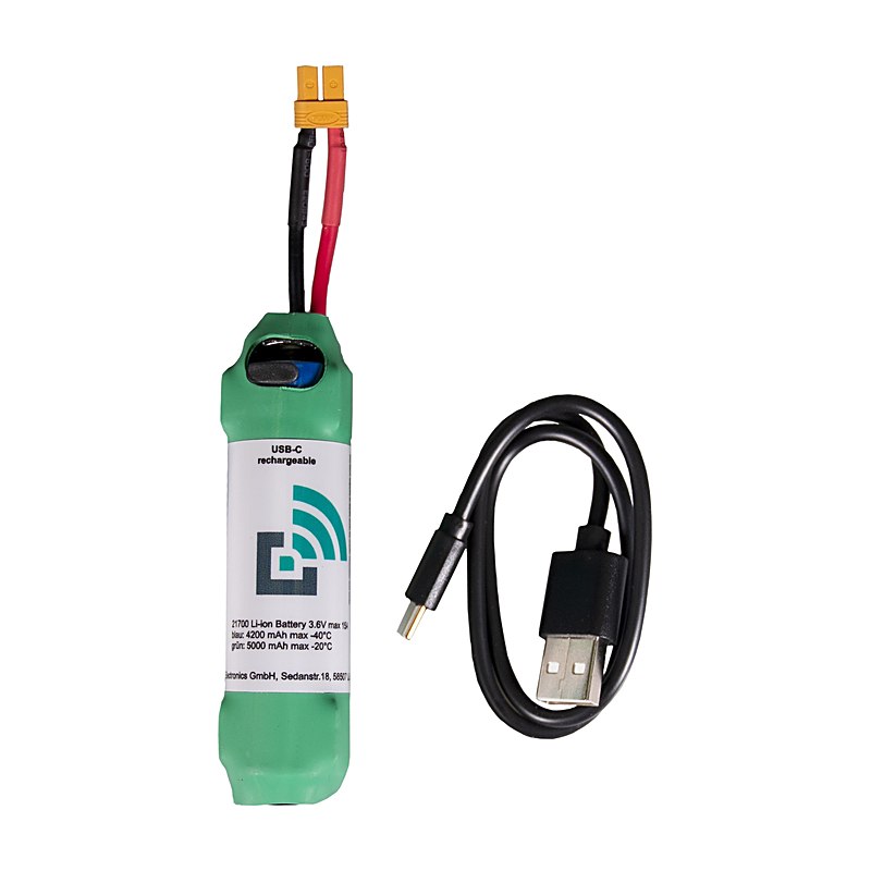 Trapmaster Ersatzakku für Melder mit gelbem Stecker