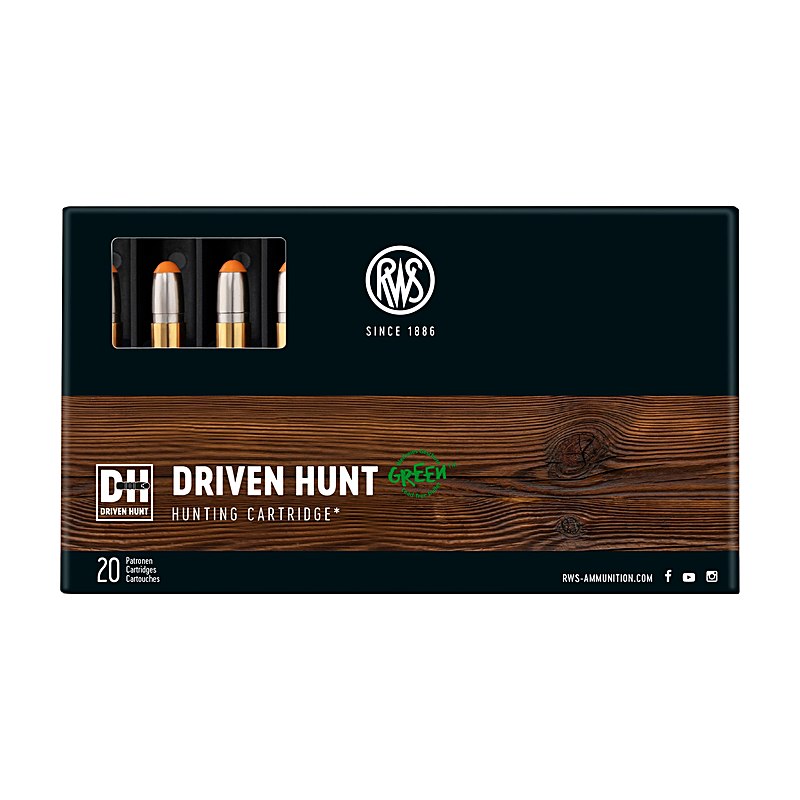 RWS Büchsenpatronen Driven Hunt .308 Win. 165 grains