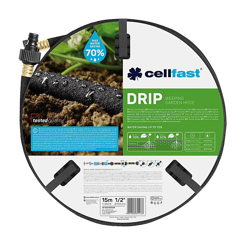 Cellfast Perlschlauch Drip, 7,5 m